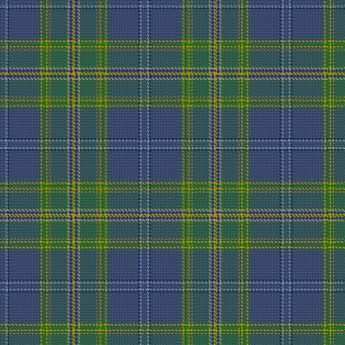 All Ireland Blue Tartan