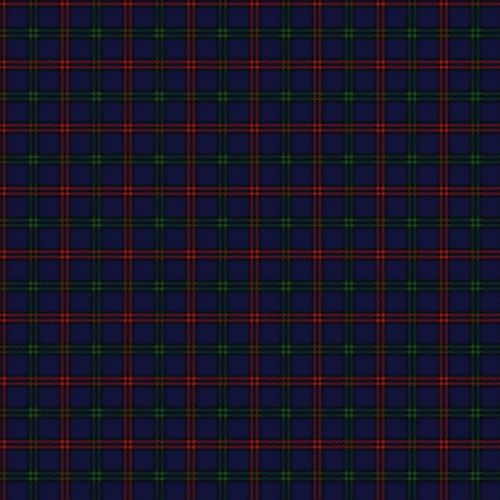 Men's Eglinton Tournament Swatch showing a deep navy blue and dark forest green sett, intricately intersected by vibrant crimson red overcheck