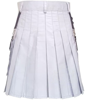 Handmade Black & Grey Utility Kilt