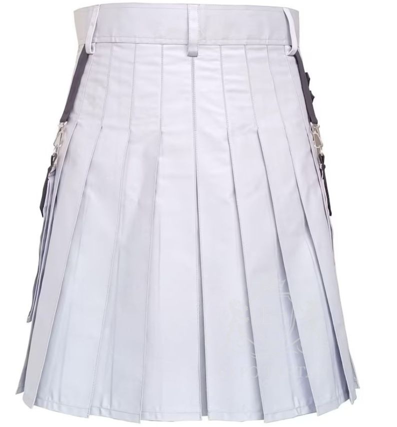 Handmade Black & Grey Utility Kilt