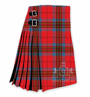 Leslie Red Modern Tartan