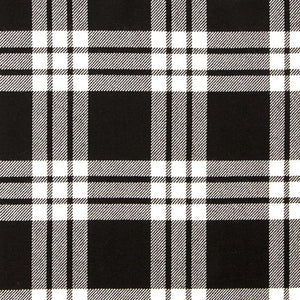 MacFarlane BlackWhite Tartan Kilt