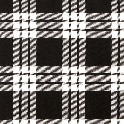 MacFarlane BlackWhite Tartan Kilt