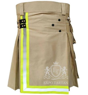 Men's Khaki Utility Kilt