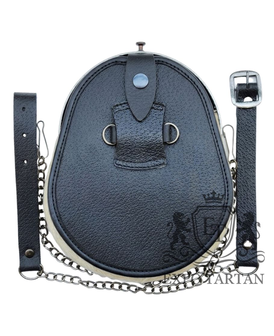 Seal Skin With Antique Finish Kilt Sporran