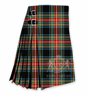 Stewart Black Ancient Tartan Kilt