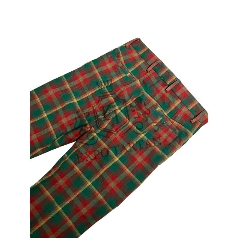Tartan Trouser in Maple Leaf Tartan