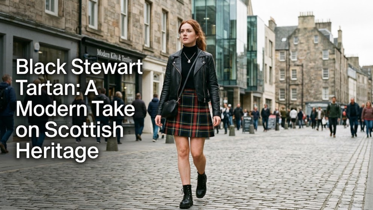 Black Stewart Tartan: A Modern Take on Scottish Heritage