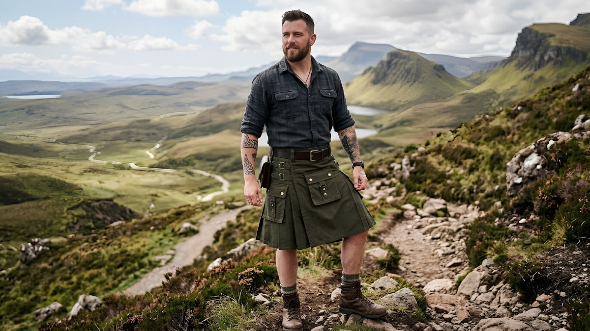 Men's Utility Kilt: Practical Style for Everyday Wear&nbsp;