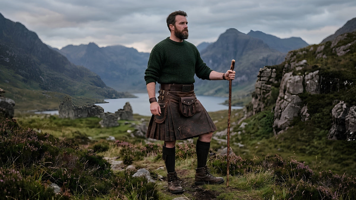Leather Kilt: Modern Style Meets Scottish Tradition