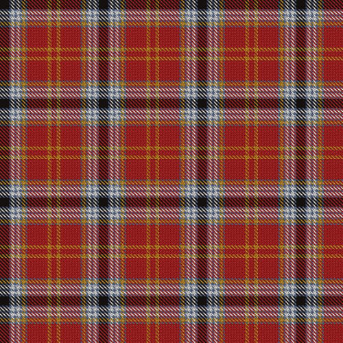 Aguelon, Benoit (Personal) Tartan Fabric