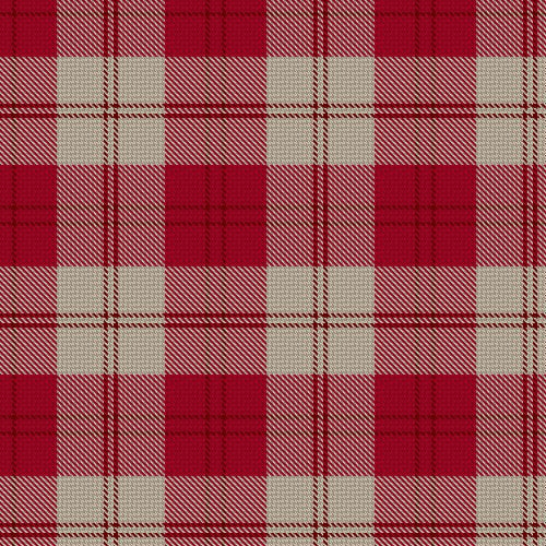 Ailsa Red Tartan Fabric