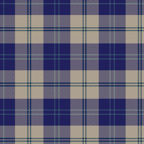 Ailsa Royal Blue Tartan Fabric