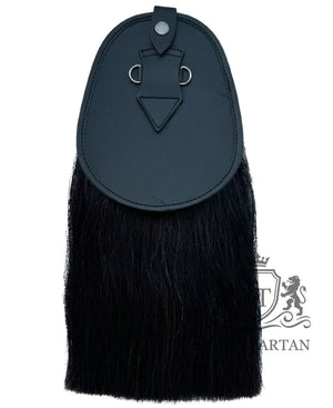 Black & White Horse Hair Sporran 