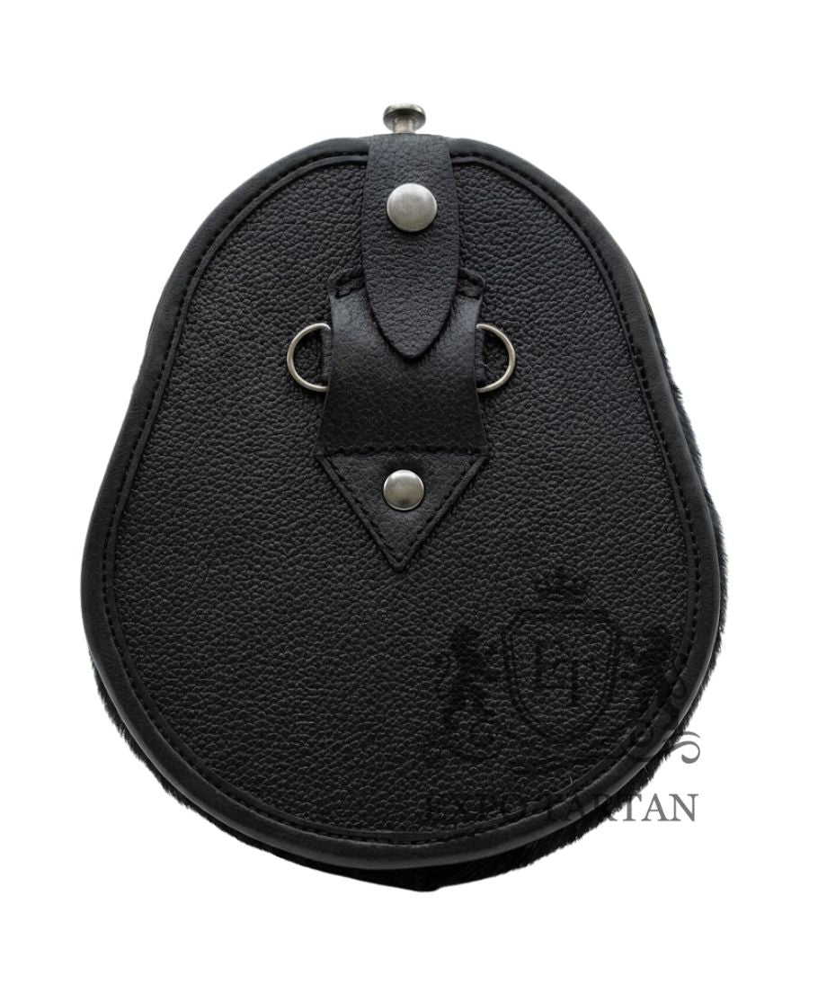 Calfskin Sporran With Antique Finish Cantle