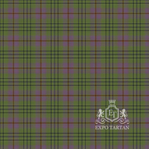 Men's Canuck Place Swatch showing a soft sage green and lavender sett, intricately intersected by navy lines and fine yellow and red overchecks