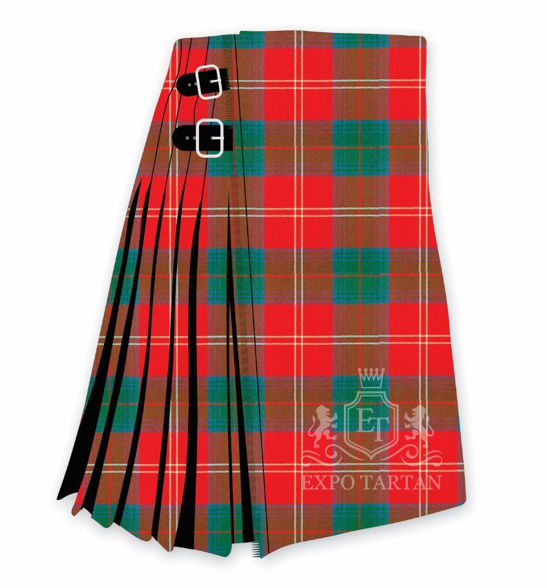 Chisholm Red Ancient Tartan Kilt