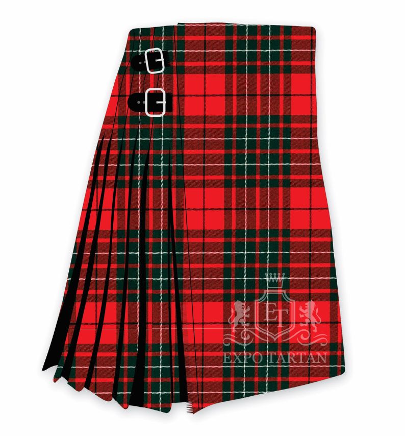 Cumming Red Modern Tartan Kilt