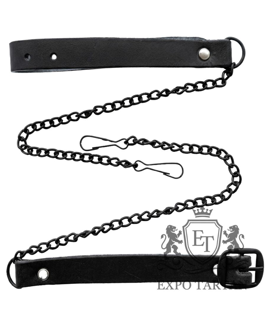 Full Dress Sporran Red Leather Matt Black Celtic Cantle