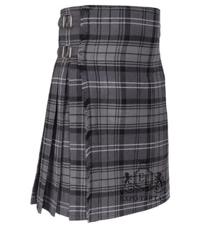 Hamilton Grey Tartan Kilt