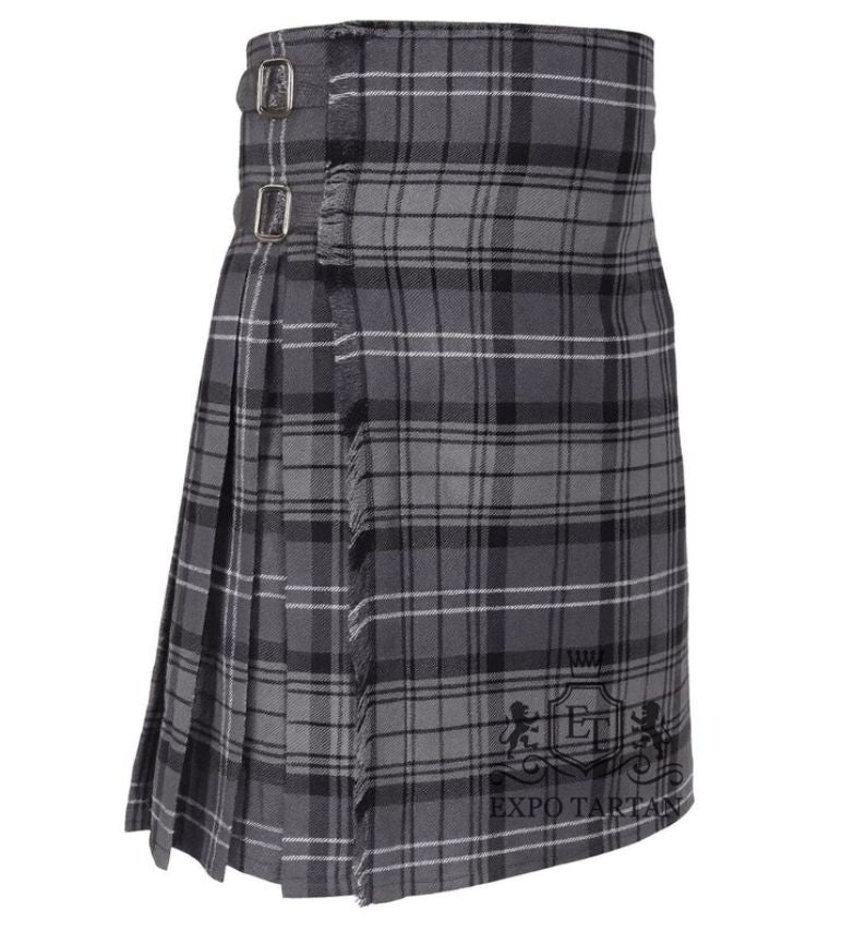 Hamilton Grey Tartan Kilt