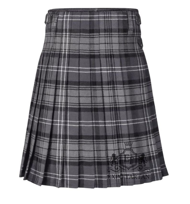 Hamilton Grey Tartan Kilt