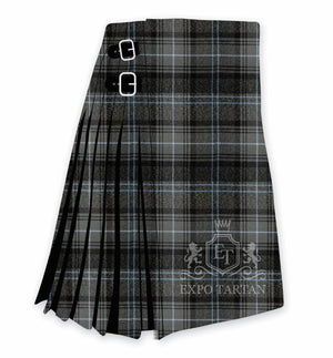Highland Granite Blue Tartan Kilt