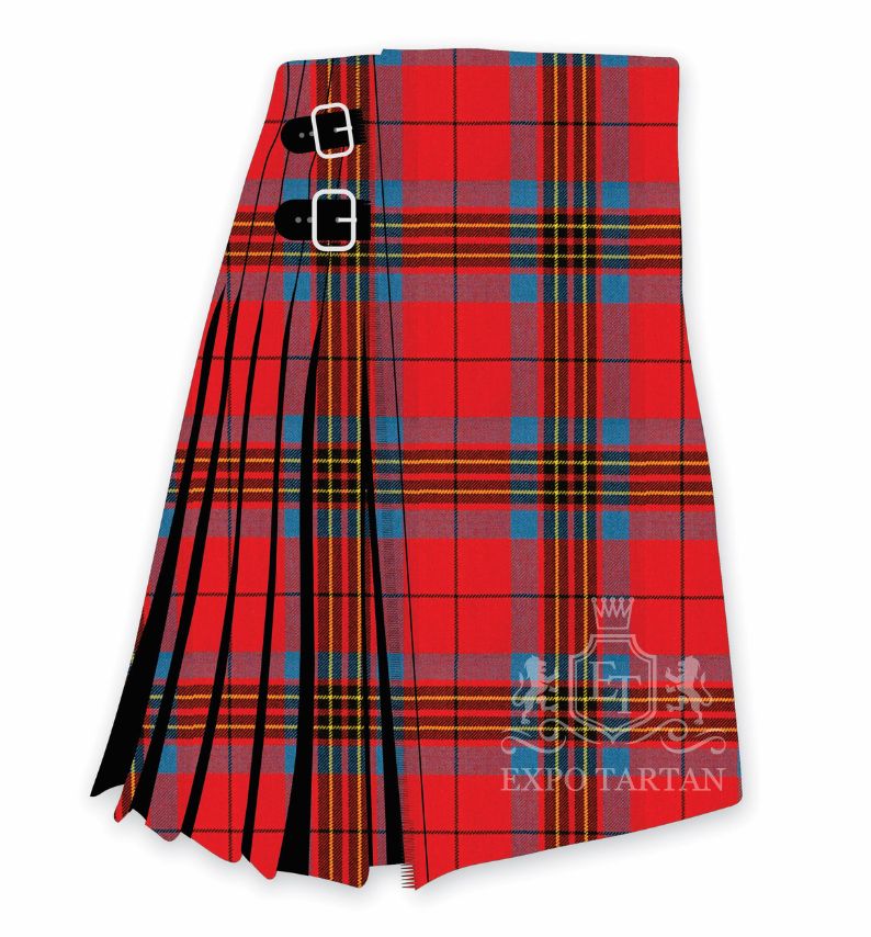 Leslie Red Modern Tartan