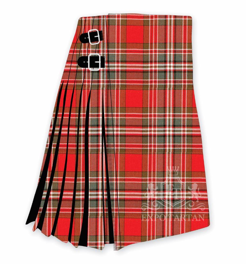 MacFarlane Clan Weathered Tartan Kilt
