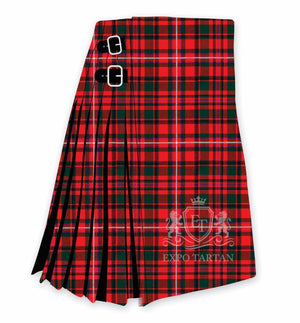 MacKinnon Red Modern Tartan Kilt