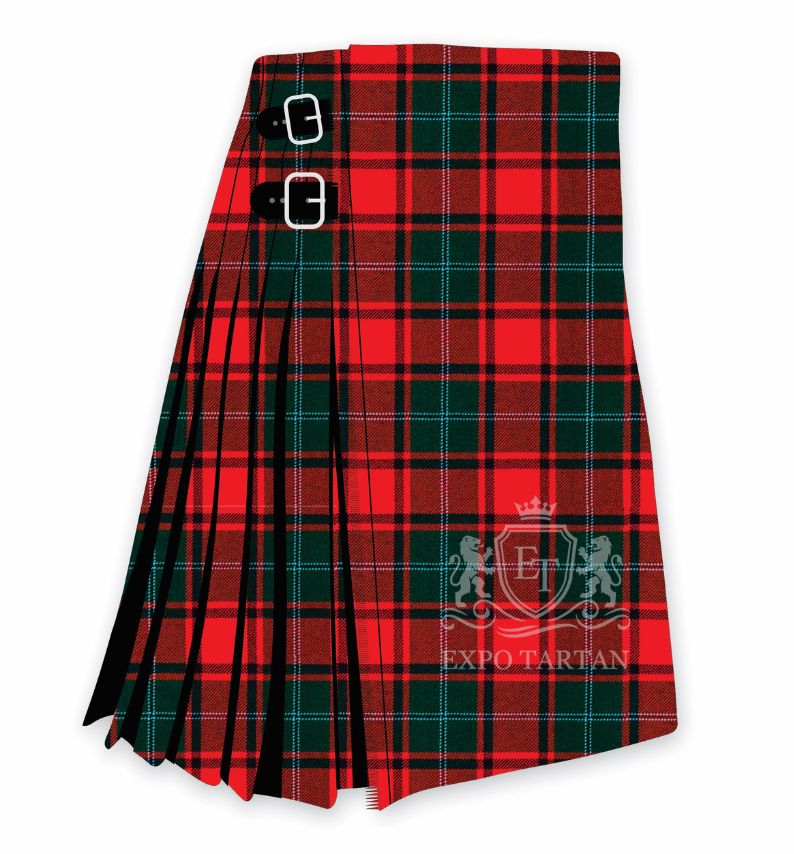 MacPhail Red Modern Tartan kilt 