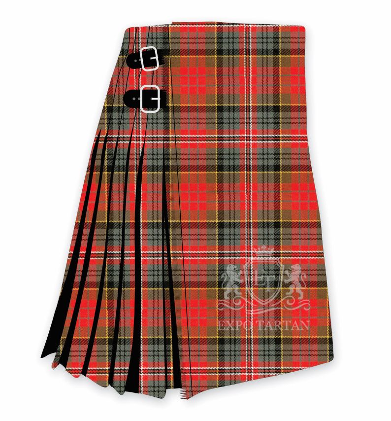 MacPherson Clan Weathered Tartan Kilt 
