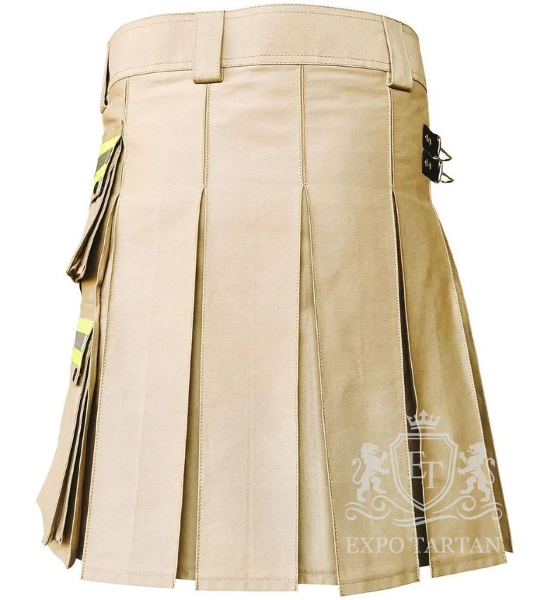  Men's Khaki Utility Kilt 