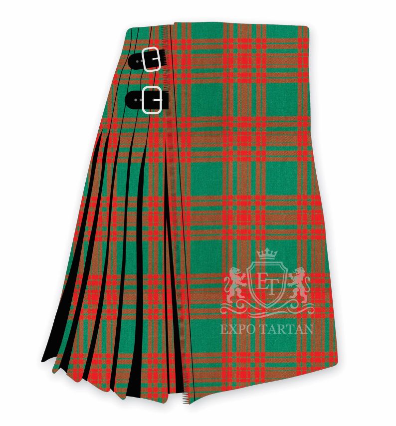 Menzies Green Ancient Tartan Kilt 