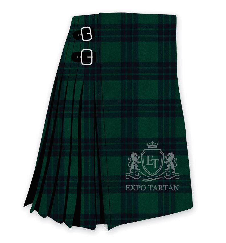 Montgomery Blue Modern Tartan Kilt