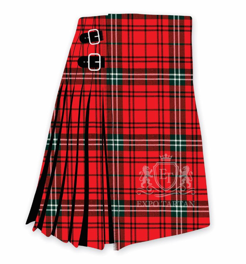 Morrison Red Modern Tartan Kilt 