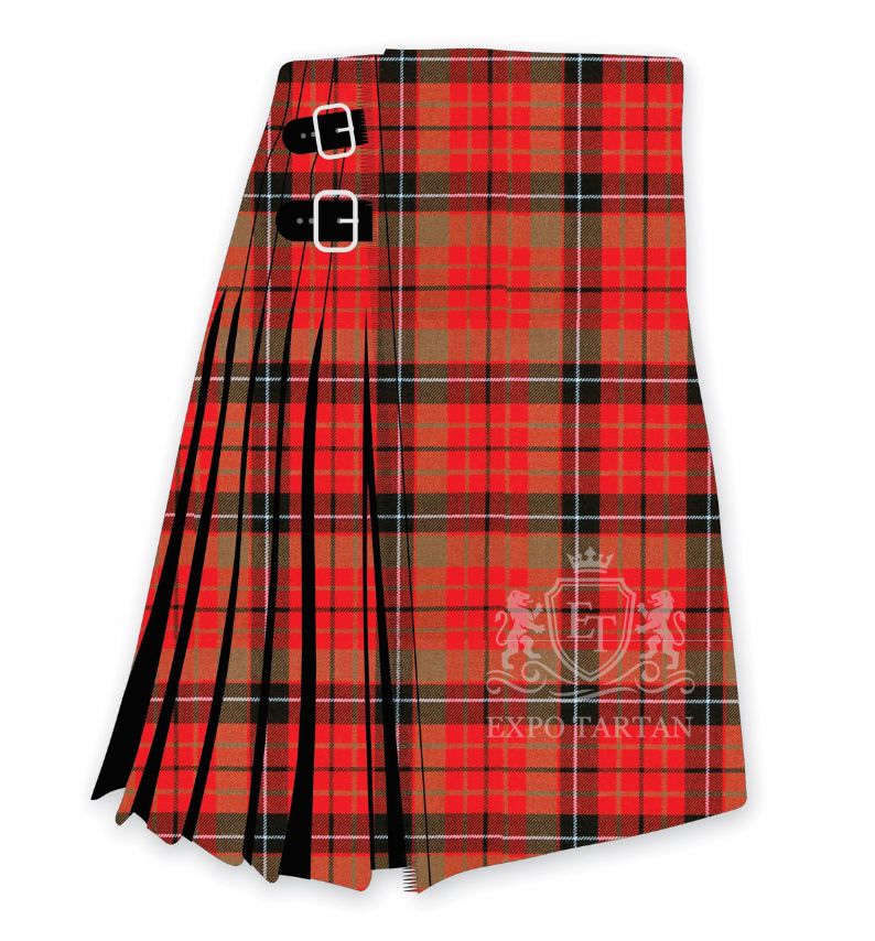 Nicolson Weathered Traditional 8 Yard Tartan Kilt 