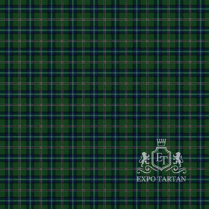 Men's Royal British Legion Swatch showing a dark green sett, intersected by navy bands and a symbolic black overcheck
