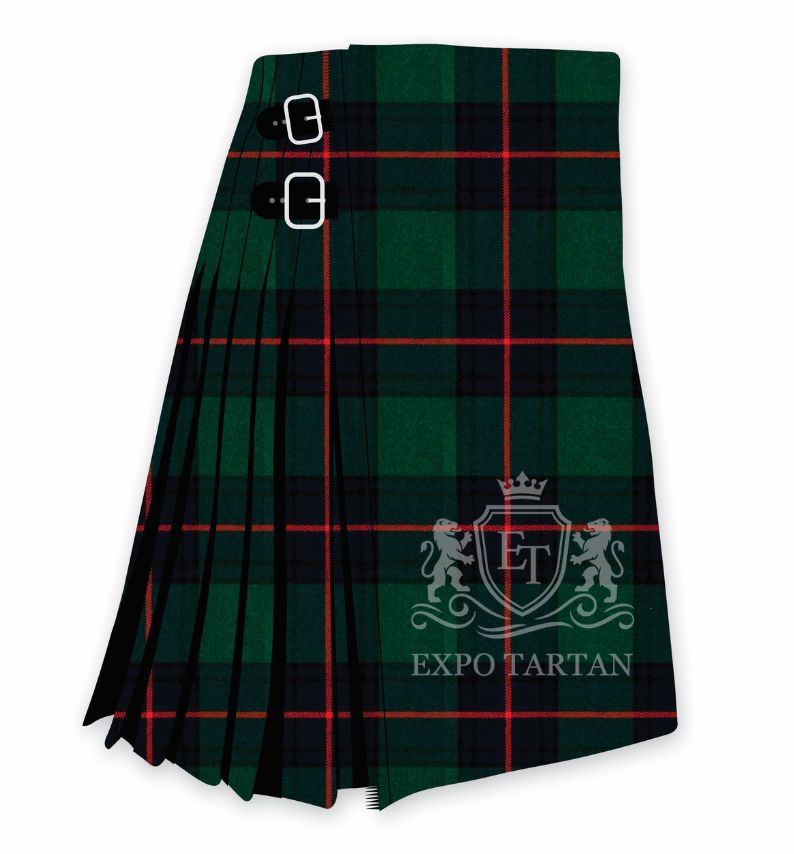 Shaw Green Modern Tartan Kilt