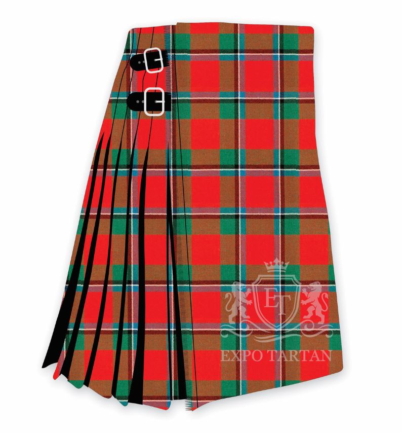 Sinclair Red Ancient Tartan Kilt 