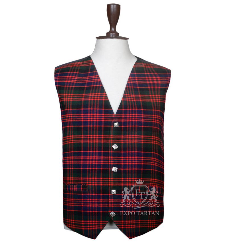 Tartan Vest in Macdonald Tartan