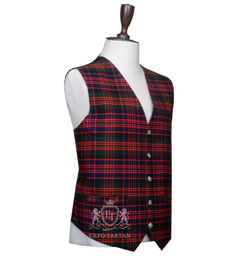 Tartan Vest in Macdonald Tartan