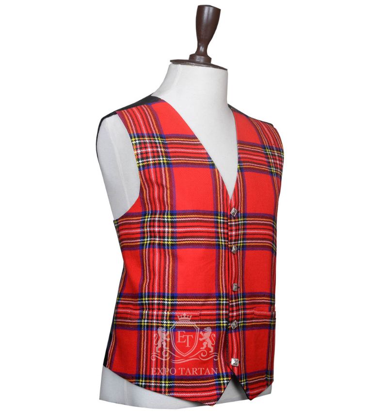 Tartan Vest in Royal Stewart Tartan
