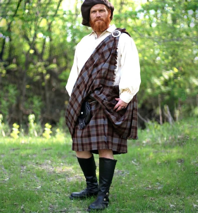 Tartan Great Kilt Traditional Scottish Feileadh Mor