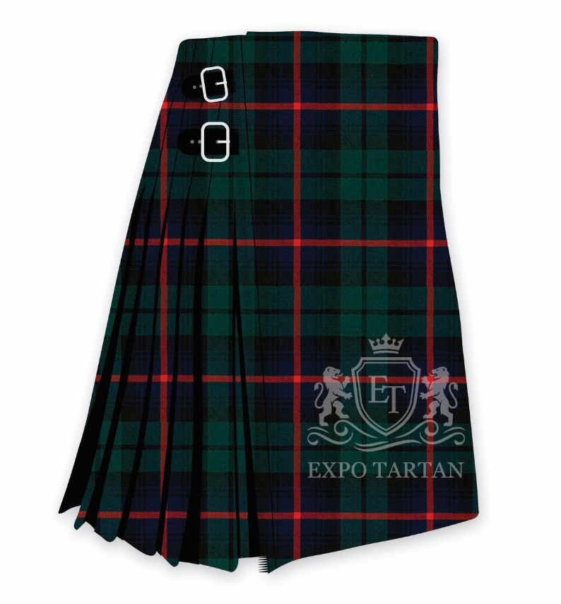 Urquhart Broad Red Modern Tartan Kilt 