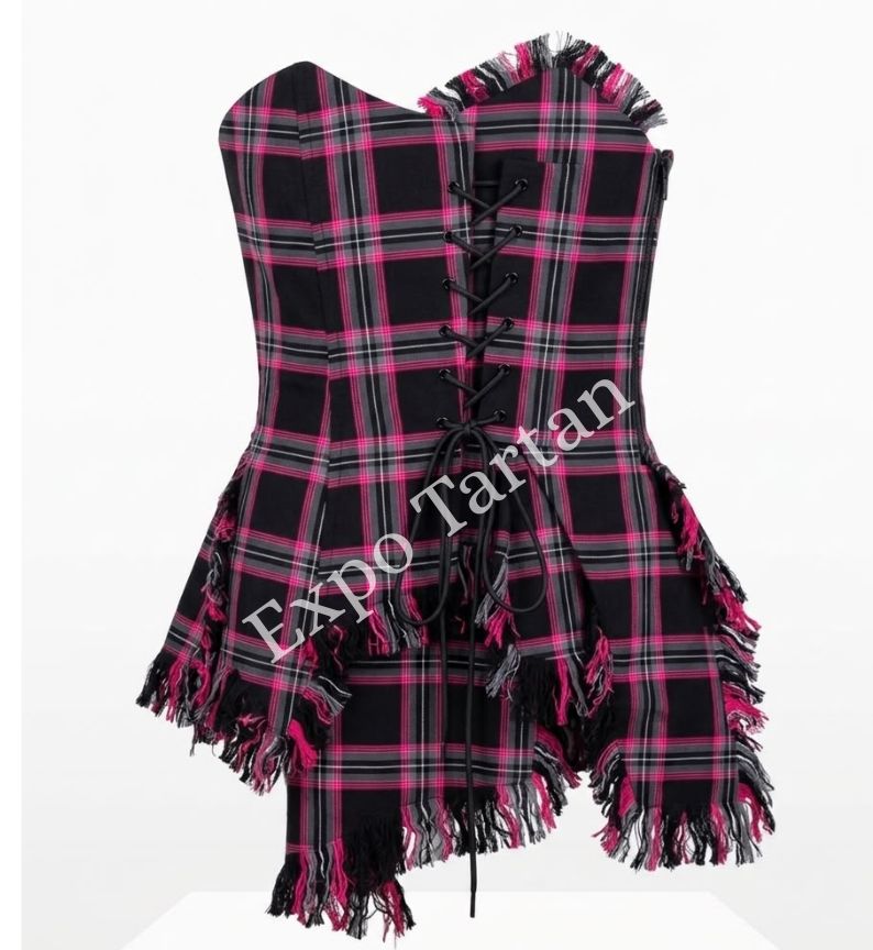 Witches of Scotland Tartan Bella Corset for women